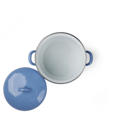 Gewürzhaus - Stockpot with Lid 18cm/2.5L Natural Blue Medium 