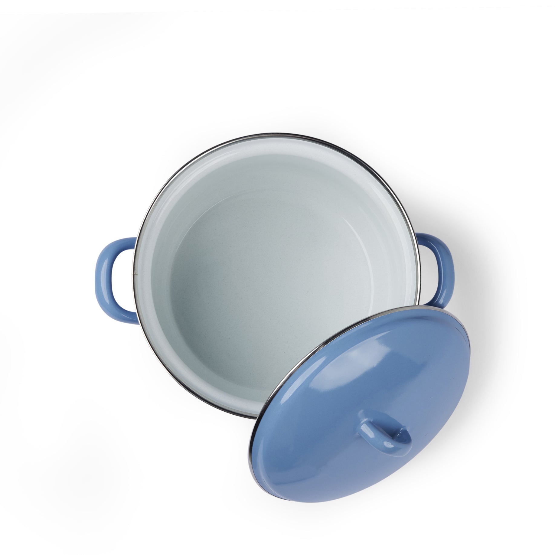 Gewürzhaus - Stockpot with Lid 18cm/2.5L Natural Blue Medium 