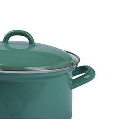 Gewürzhaus - Stockpot with Lid 18cm/2.5L Natural Green Medium 