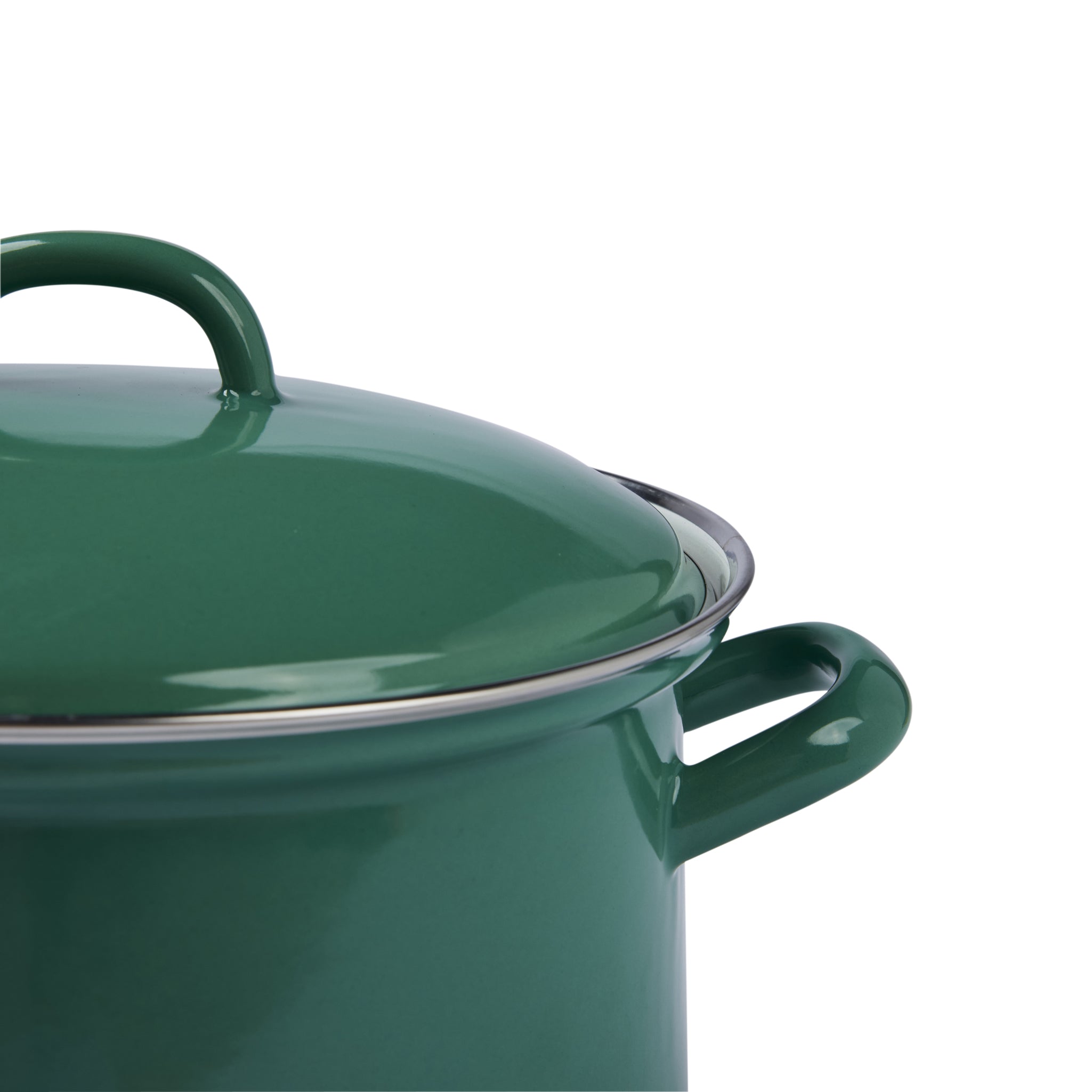 Gewürzhaus - Stockpot w Lid 20cm/3.5L Natural Green Dark
