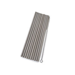 Gewürzhaus - Straws Stainless Steel - Set of 10 with Brush