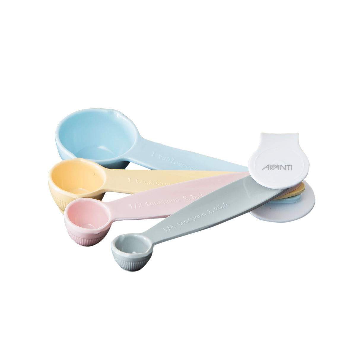 Melamine Ribbed Measuring Spoons