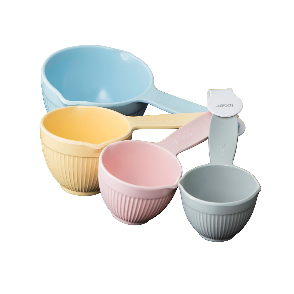 Melamine Ribbed Measuring Cups