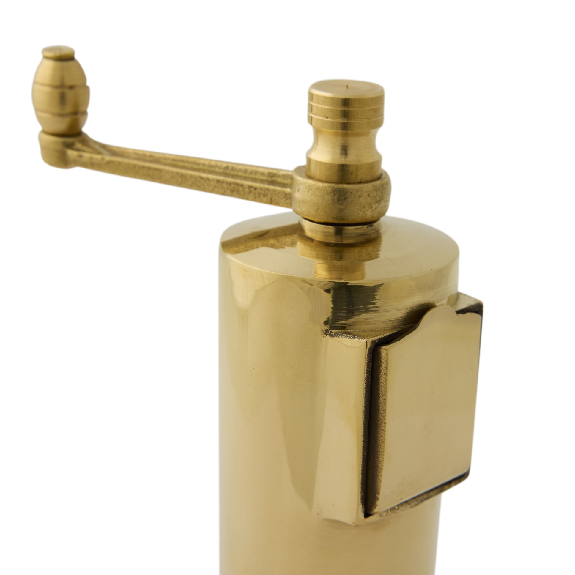 Gewürzhaus - Modern Brass Front Loading Pepper Mill 13cm