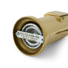 Gewürzhaus - Modern Brass Front Loading Pepper Mill 13cm