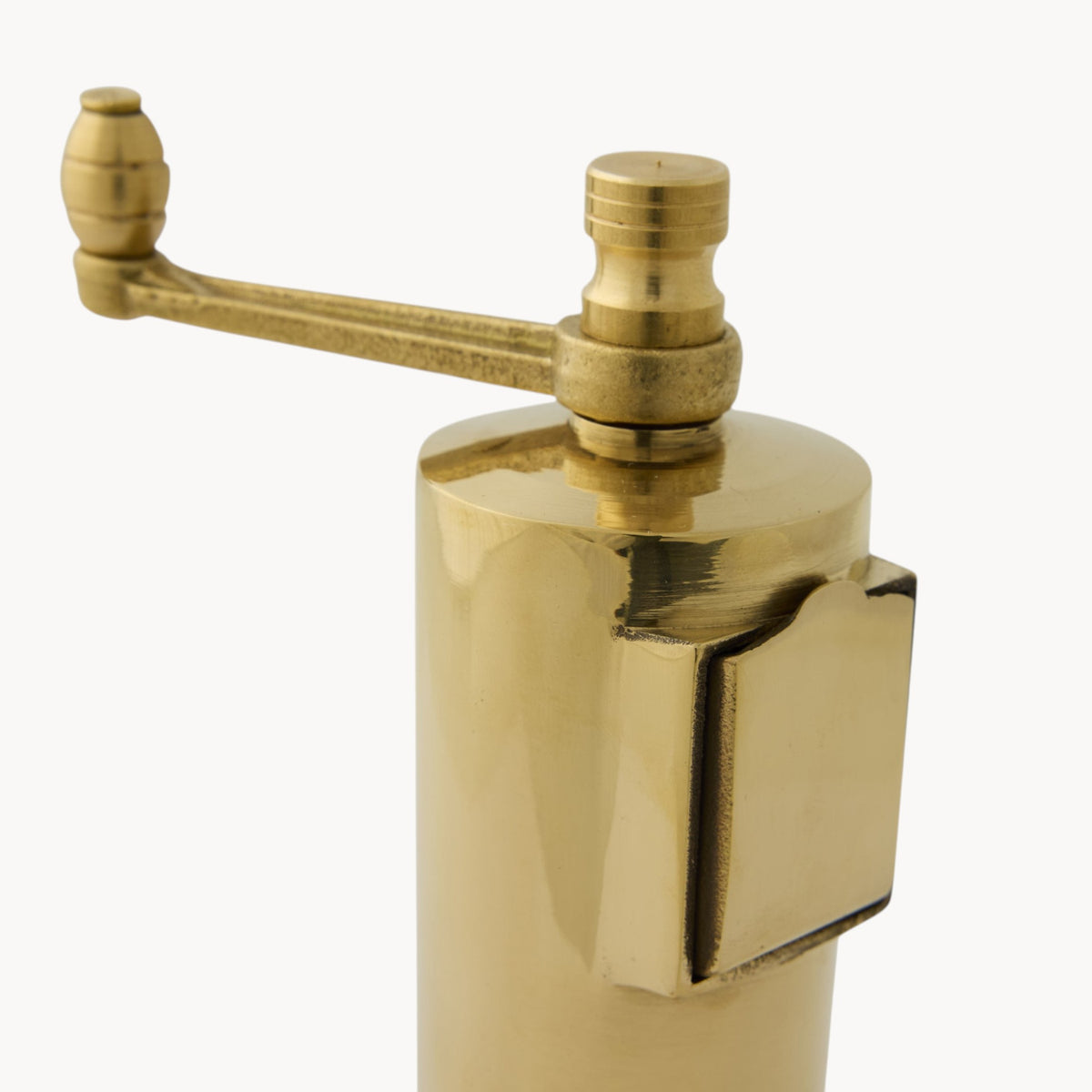 Gewürzhaus - Modern Brass Front Loading Pepper Mill 13cm