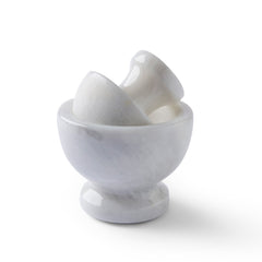 Gewürzhaus - Mushroom Mortar & Pestle Marble White