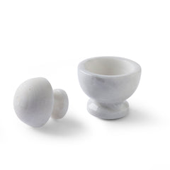 Gewürzhaus - Mushroom Mortar & Pestle Marble White