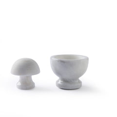 Gewürzhaus - Mushroom Mortar & Pestle Marble White