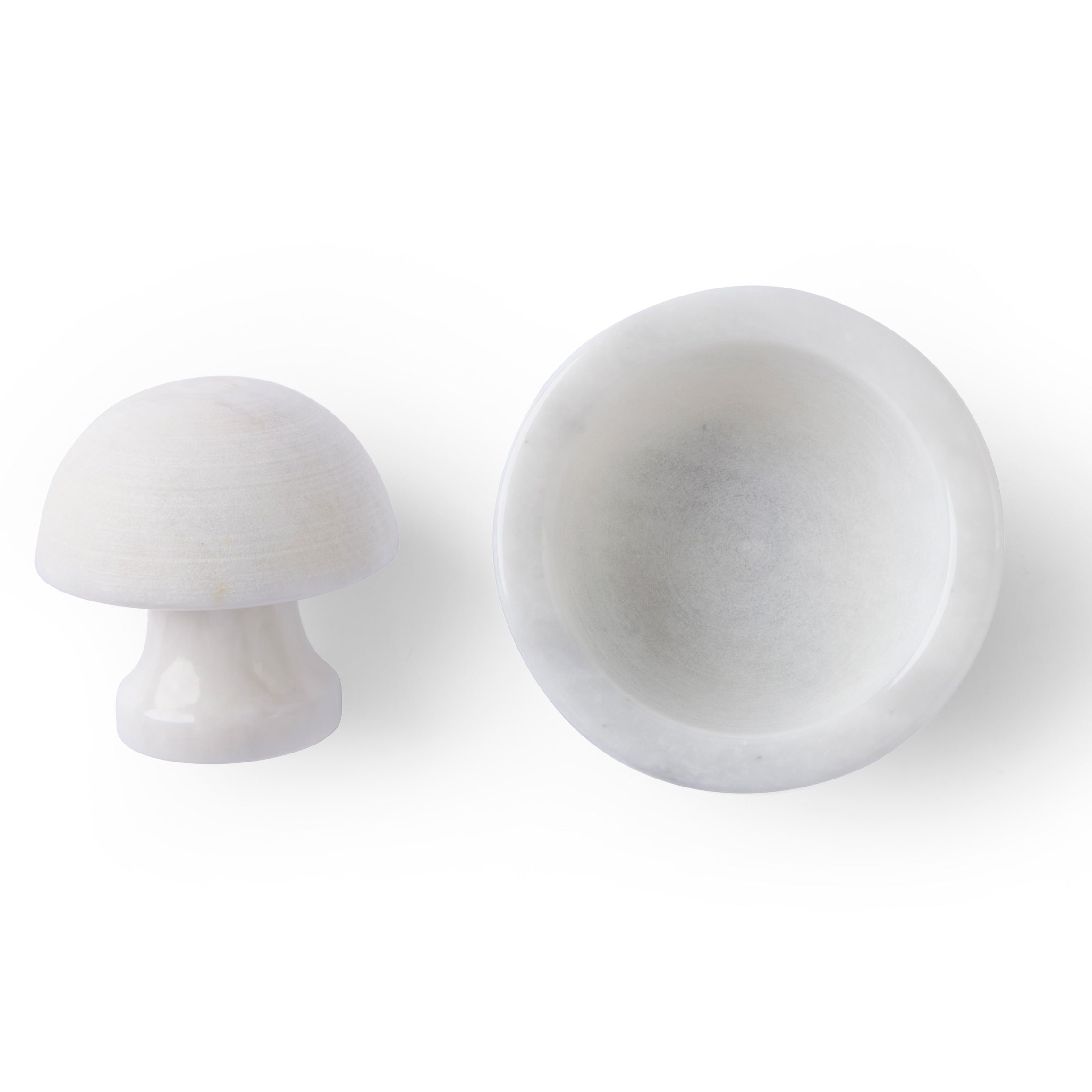 Gewürzhaus - Mushroom Mortar & Pestle Marble White