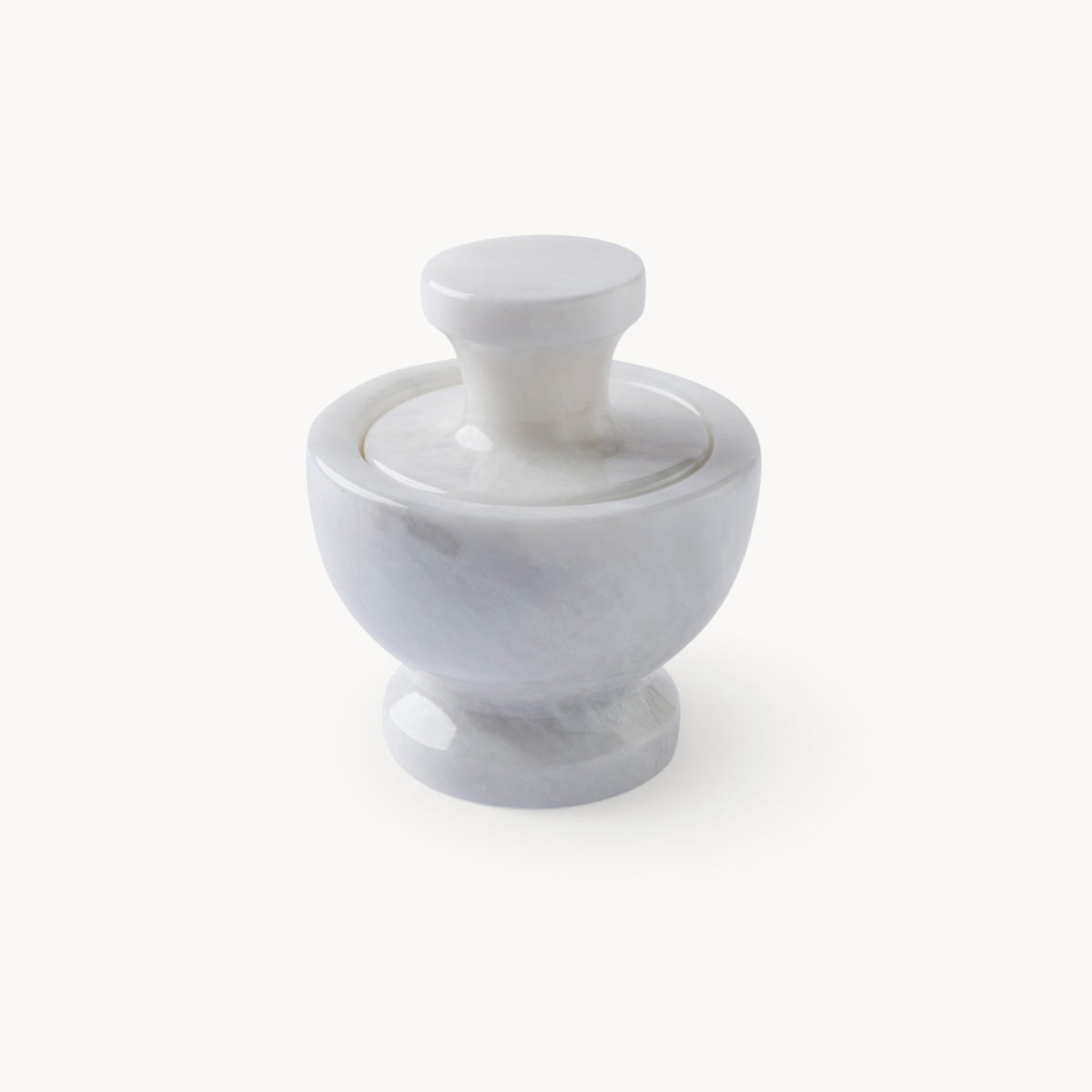 Gewürzhaus - Mushroom Mortar & Pestle Marble White