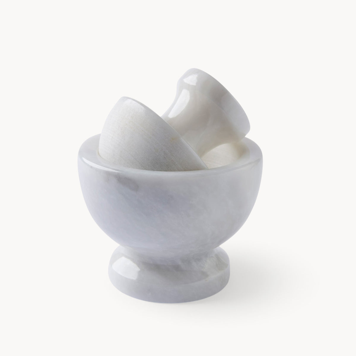 Gewürzhaus - Mushroom Mortar & Pestle Marble White