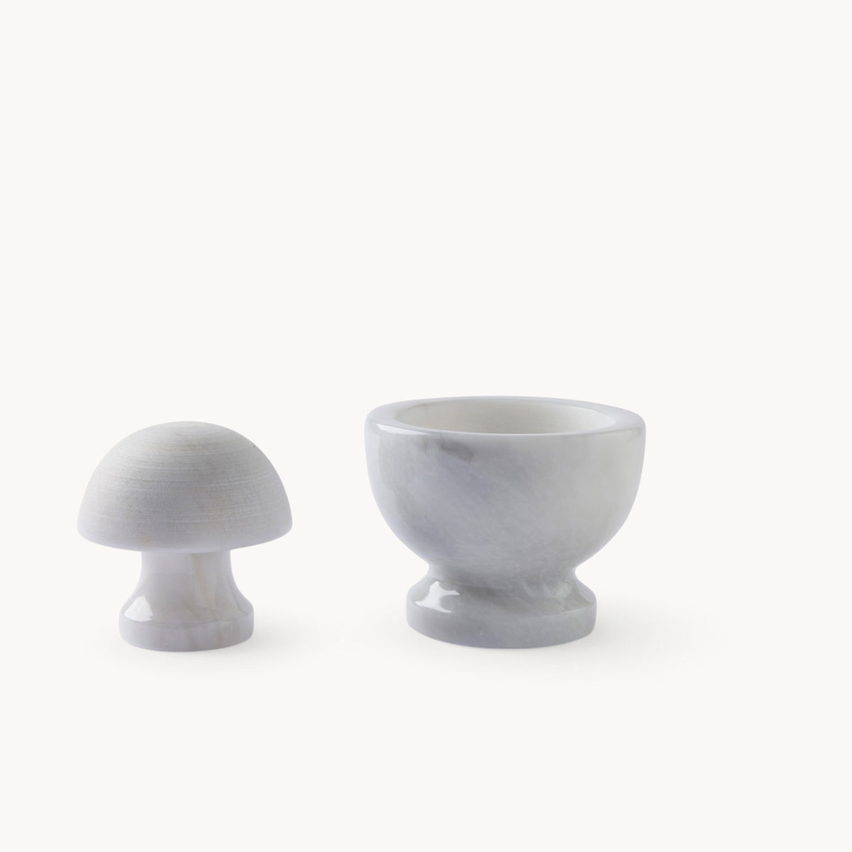 Gewürzhaus - Mushroom Mortar & Pestle Marble White