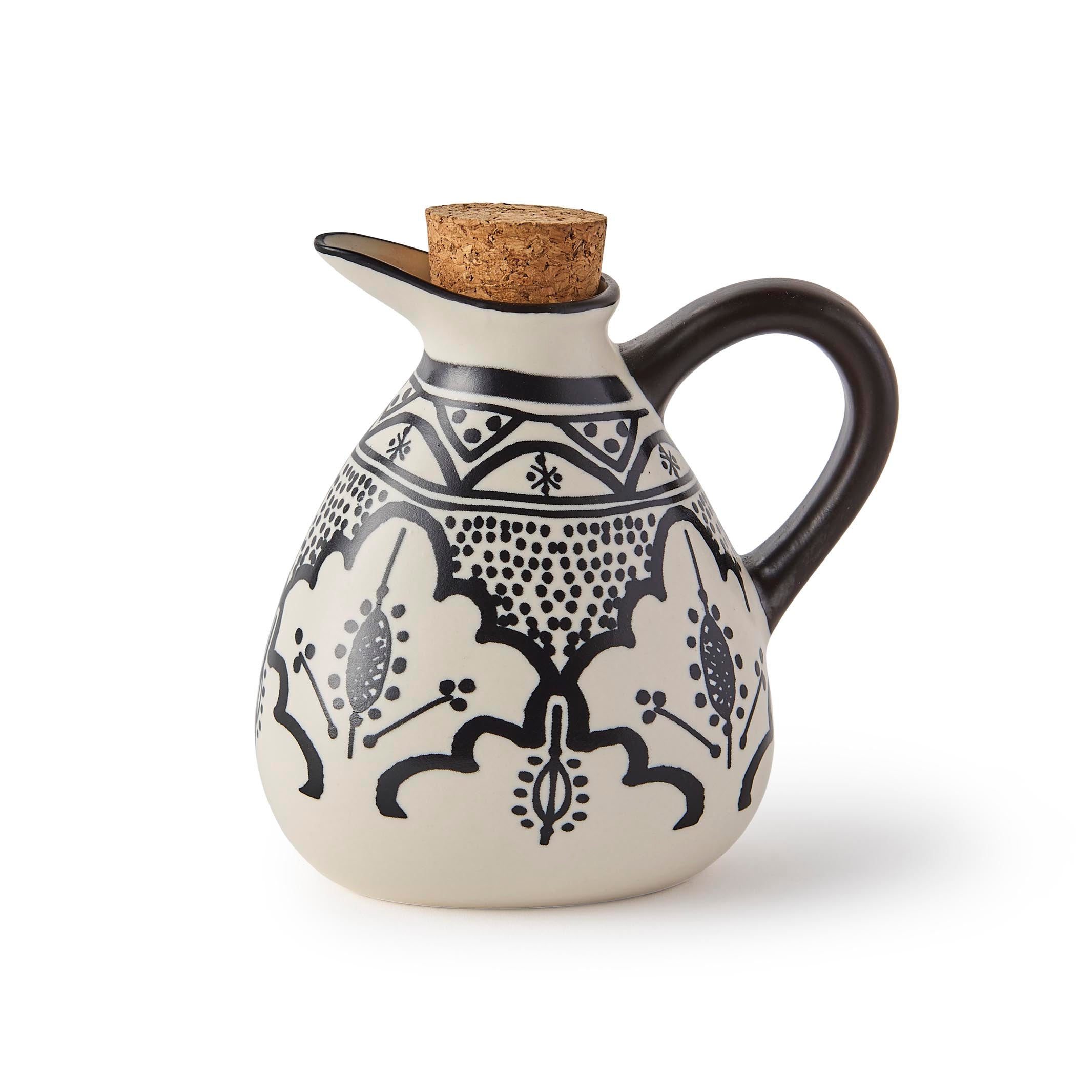 Gewürzhaus - Tapas Ceramic Oil Bottle w Cork Black