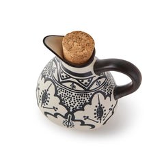 Gewürzhaus - Tapas Ceramic Oil Bottle w Cork Black