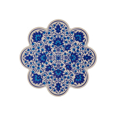 White & Blue Turkish Trivet