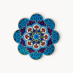 Gewürzhaus - Teal Blue & Red Turkish Trivet