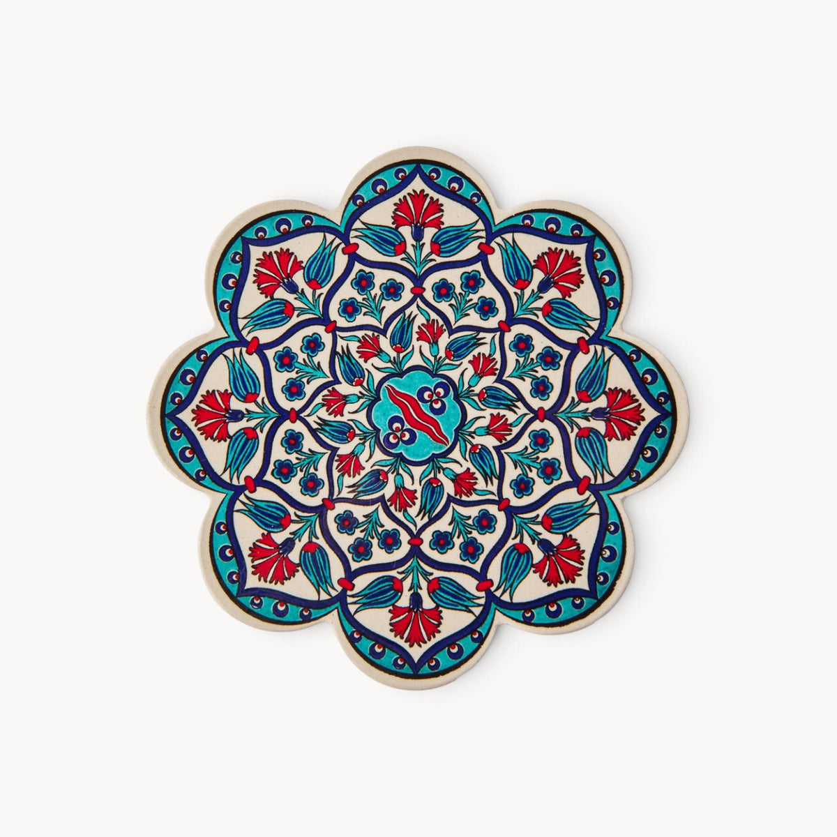 Gewürzhaus - White Teal & Red Trivet