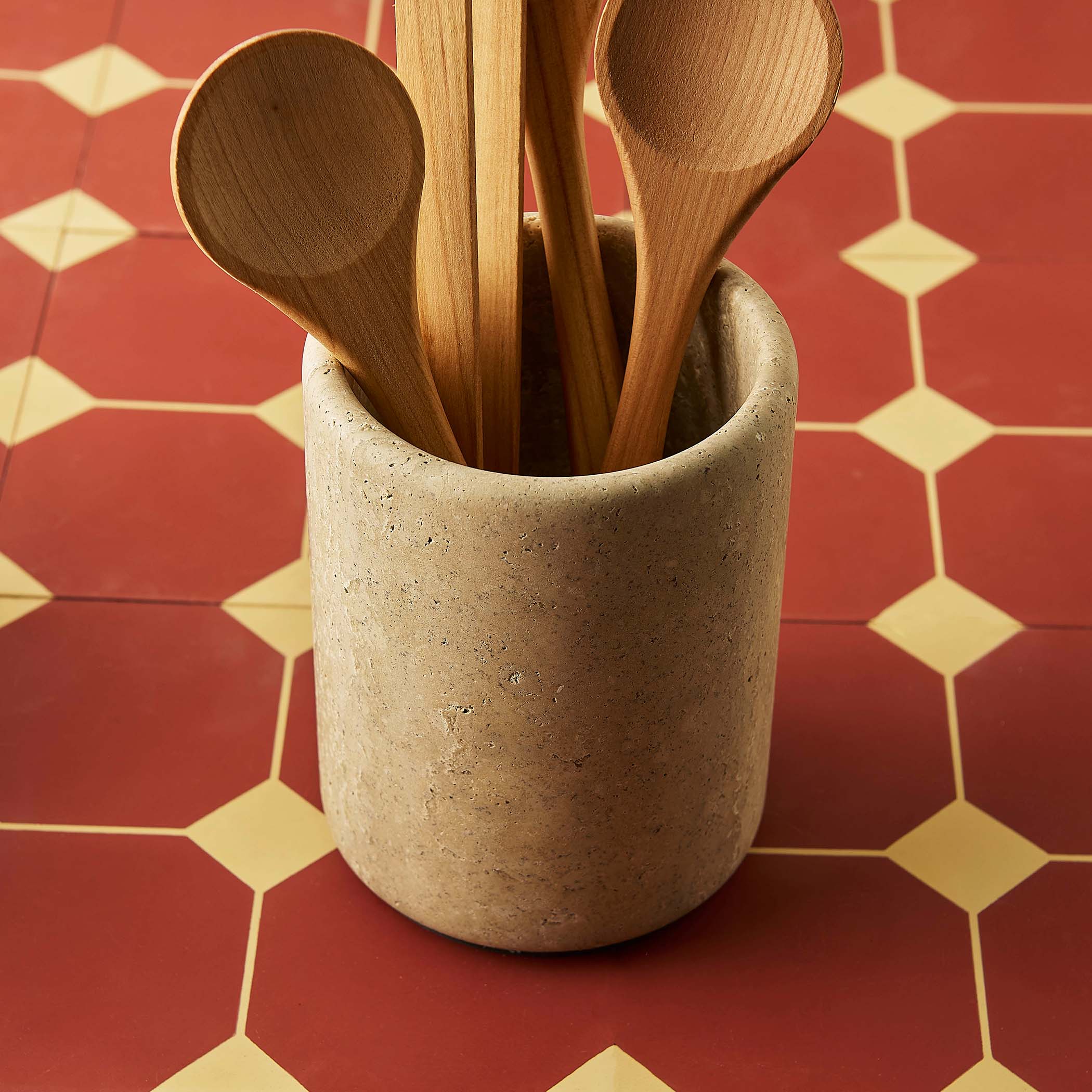 Gewürzhaus - Utensil Holder Travertine