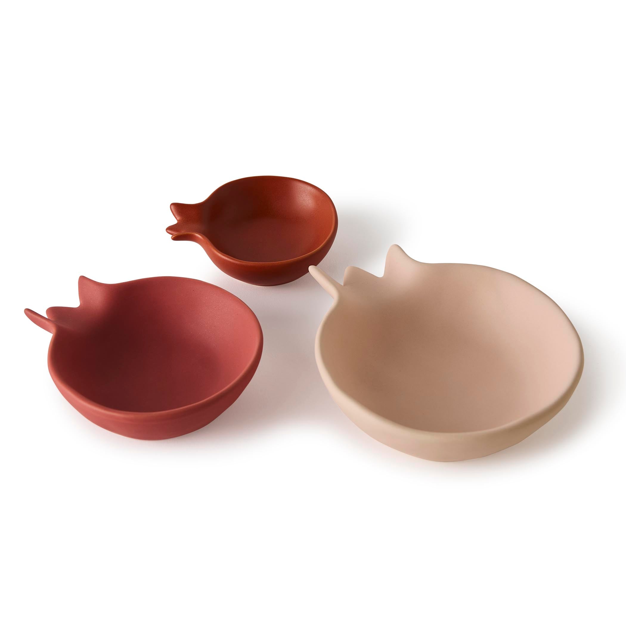 Gewürzhaus - Stacked Pomegranate Dishes Set of 3 Red