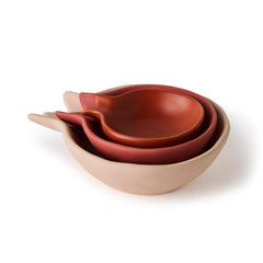 Gewürzhaus - Stacked Pomegranate Dishes Set of 3 Red