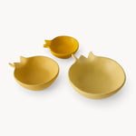 Gewürzhaus - Stacked Pomegranate Dishes Set of 3 Yellow