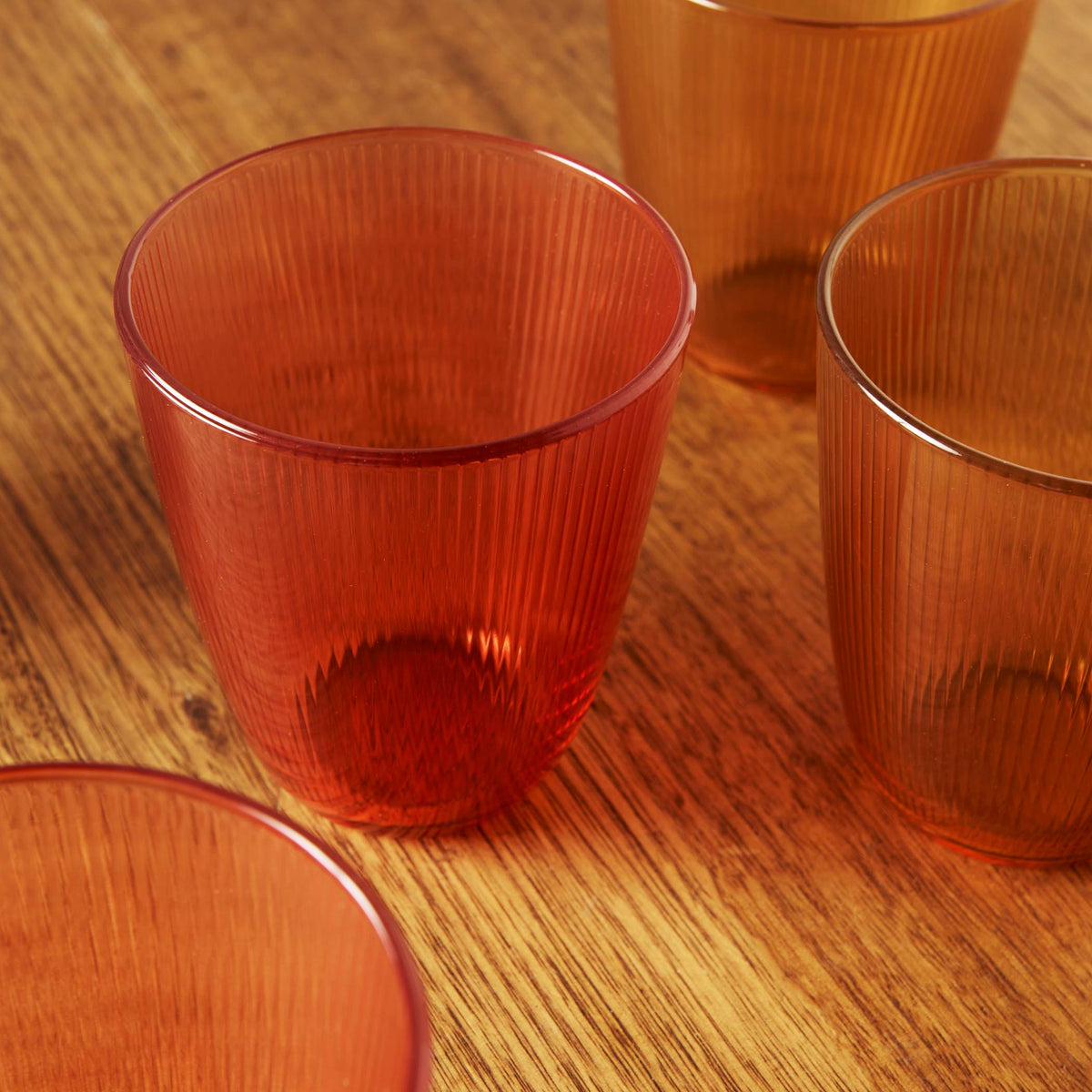 Gewürzhaus - Vintage Striped French Glasses 310ml - Set of 6