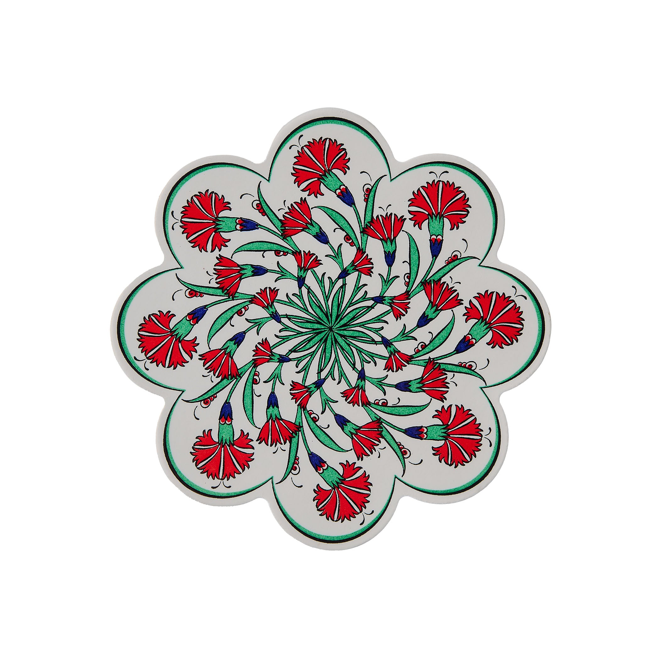 Gewürzhaus - Red & Green Flower Turkish Trivet