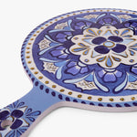 Amalfi Rosetta Ceramic Cheese Board - Deep Blue