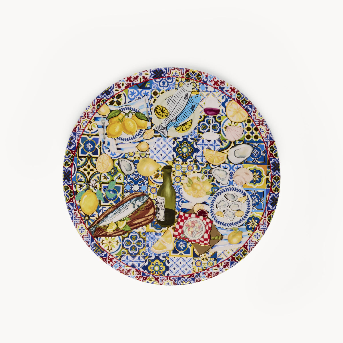 Sicilia Mercato Ceramic Trivet - Wine