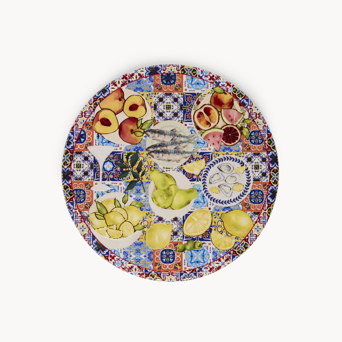 Sicilia Mercato Ceramic Trivet - Lemons