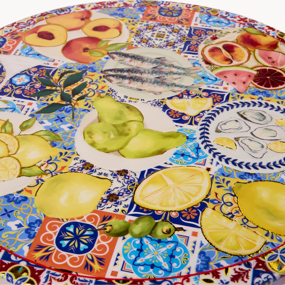 Sicilia Mercato Ceramic Trivet - Lemons