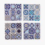 Amalfi Rosetta Ceramic Coasters - Set of 4