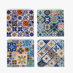 Sicilia Mercato Ceramic Coasters - Set of 4