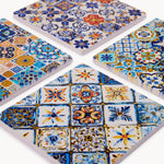 Sicilia Mercato Ceramic Coasters - Set of 4