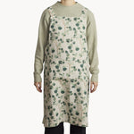 Gewürzhaus - Linen Crossback Apron - Eucalyptus on Natural