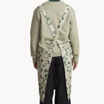Gewürzhaus - Linen Crossback Apron - Eucalyptus on Natural