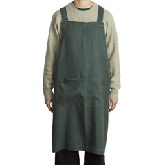 Linen Crossback Apron