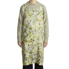 Linen Crossback Apron - Lotus