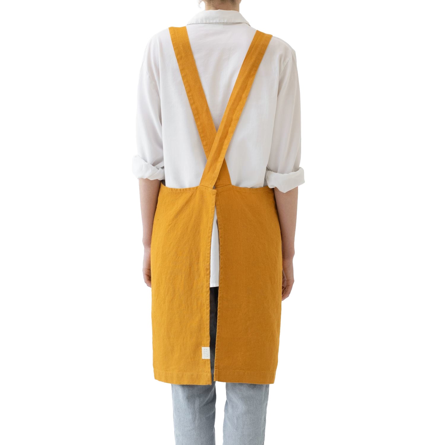 Gewürzhaus - Linen Crossback Apron Mustard