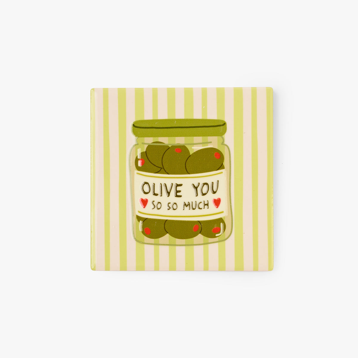 Gewürzhaus - Foodie Ceramic Coaster Olives