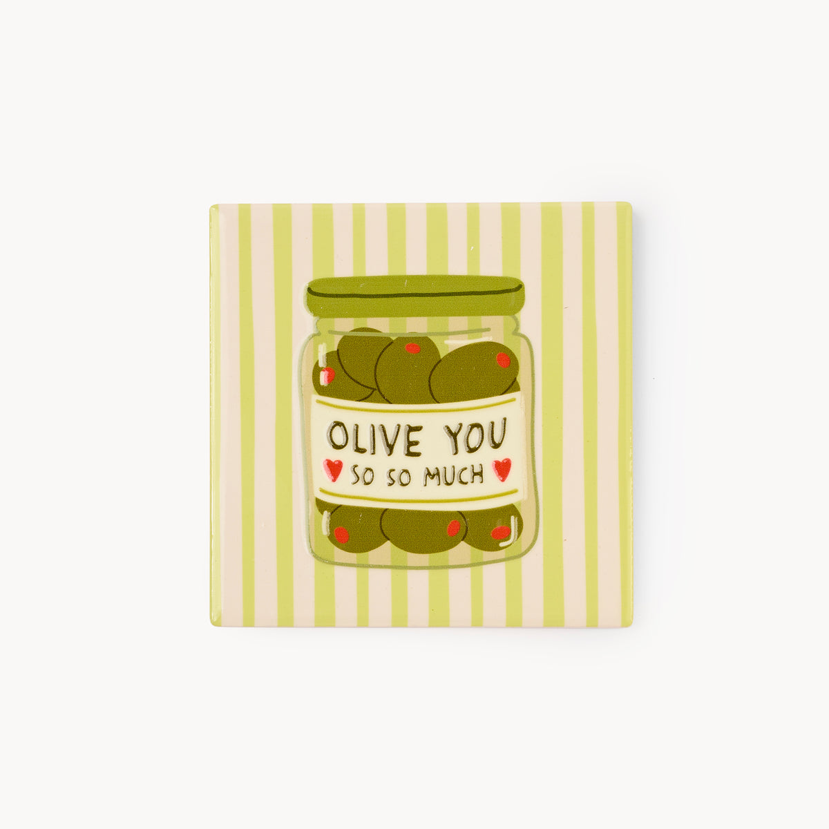 Gewürzhaus - Foodie Ceramic Coaster Olives