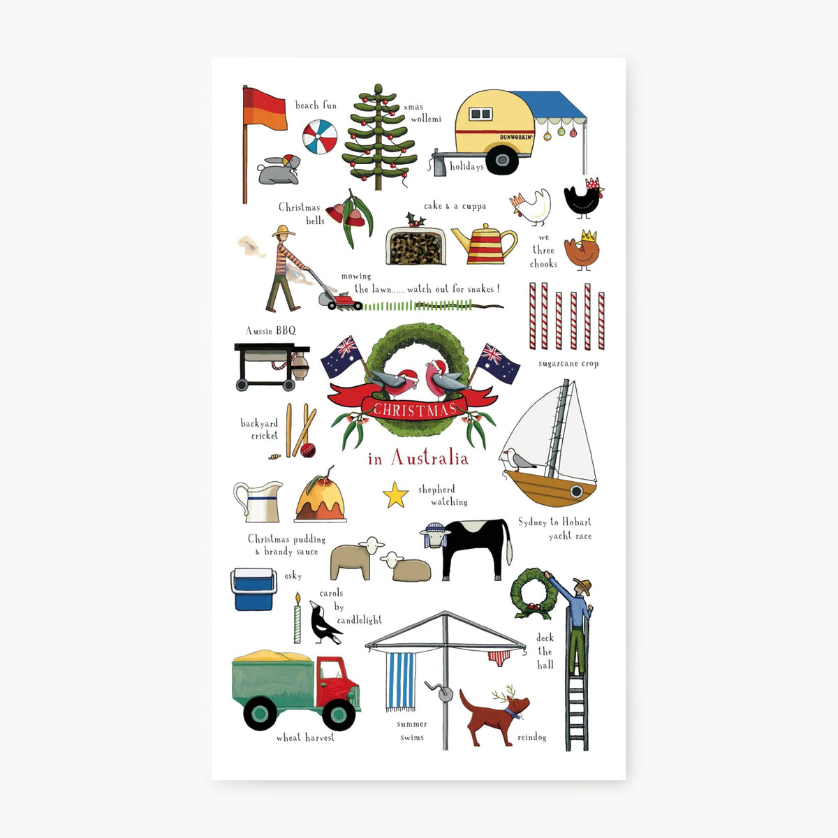 Gewürzhaus - Christmas in Australia Tea Towel
