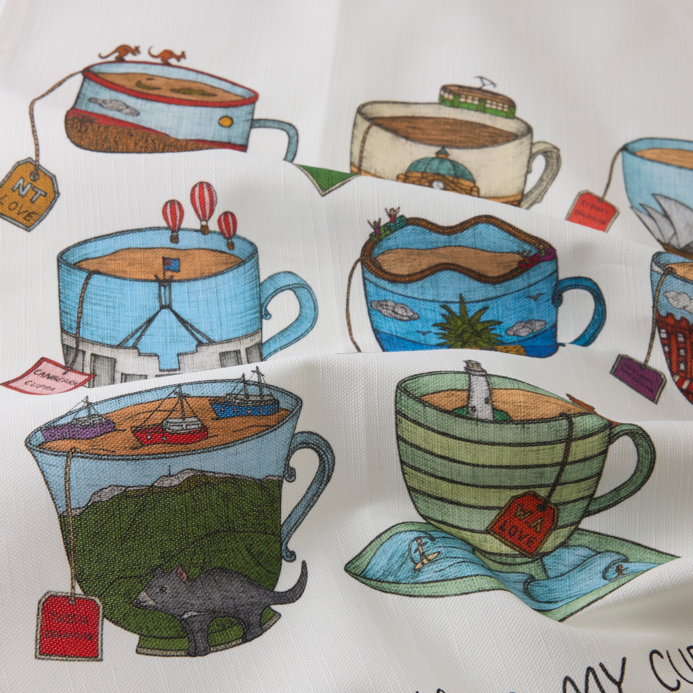 Gewürzhaus - Tea Towel Australia Is My Cup of Tea