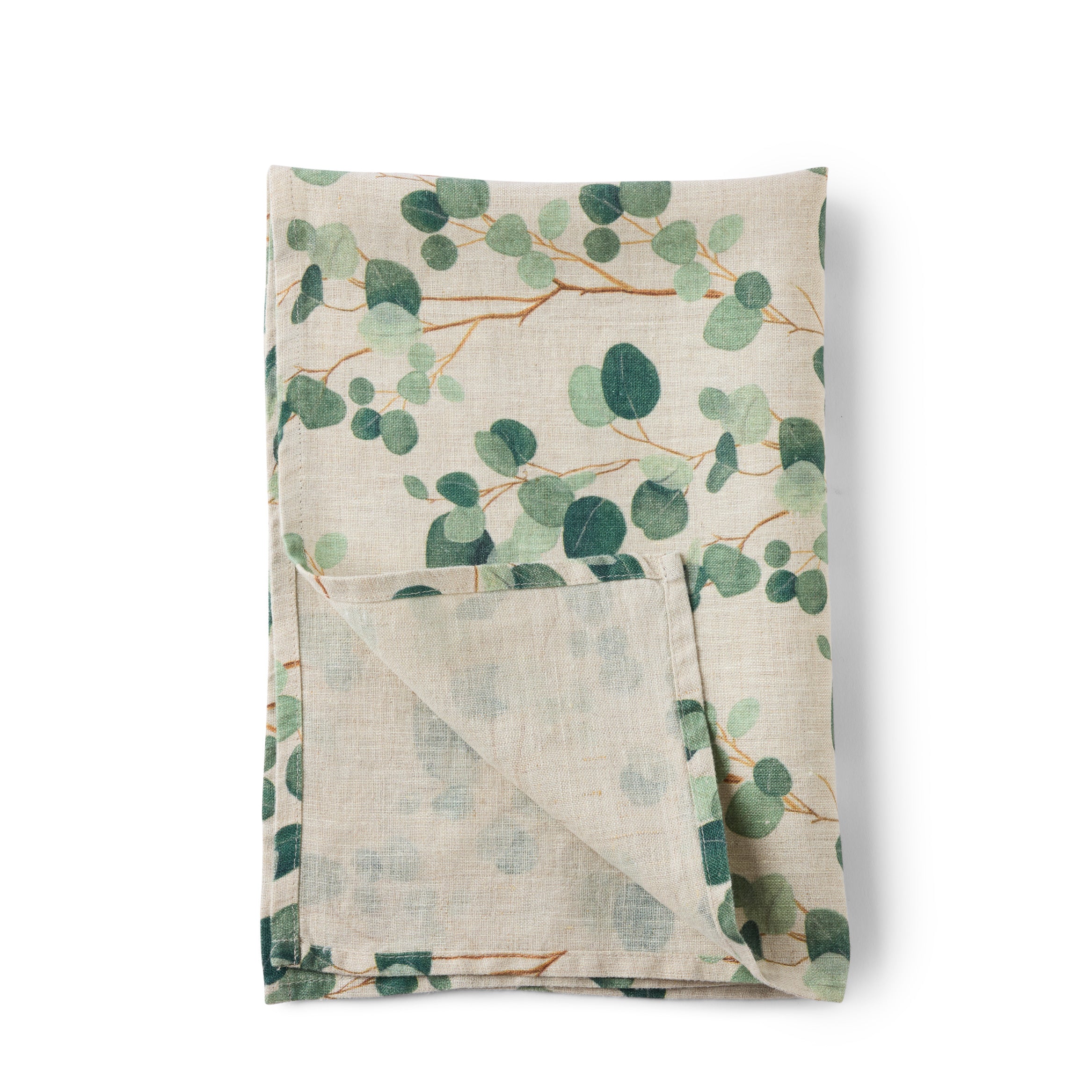 Gewürzhaus - Linen Tea Towel - Eucalyptus on Natural