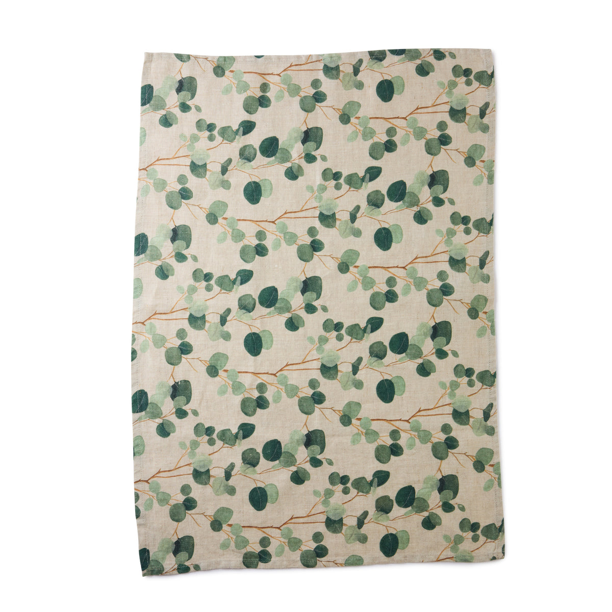 Gewürzhaus - Linen Tea Towel - Eucalyptus on Natural