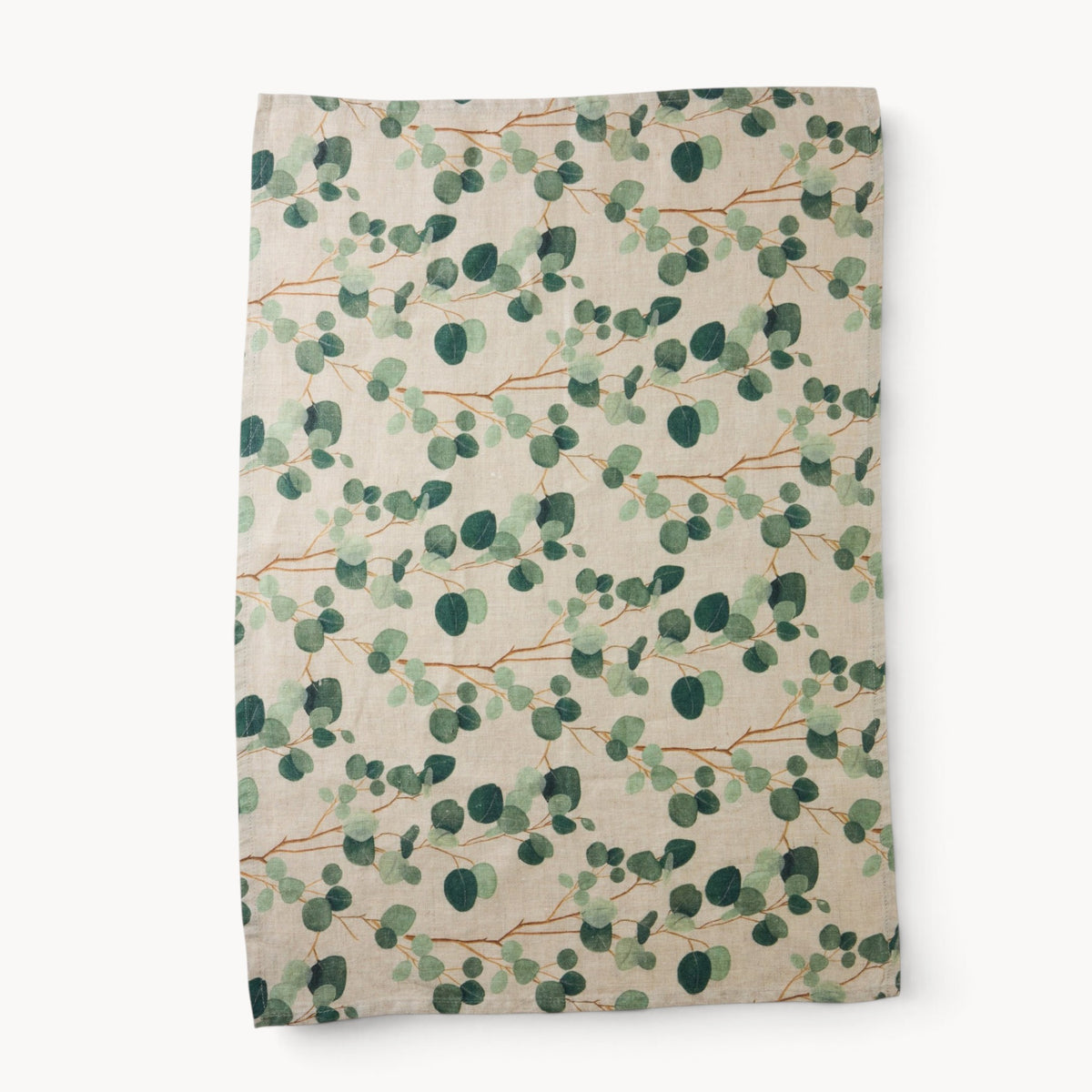 Gewürzhaus - Linen Tea Towel - Eucalyptus on Natural