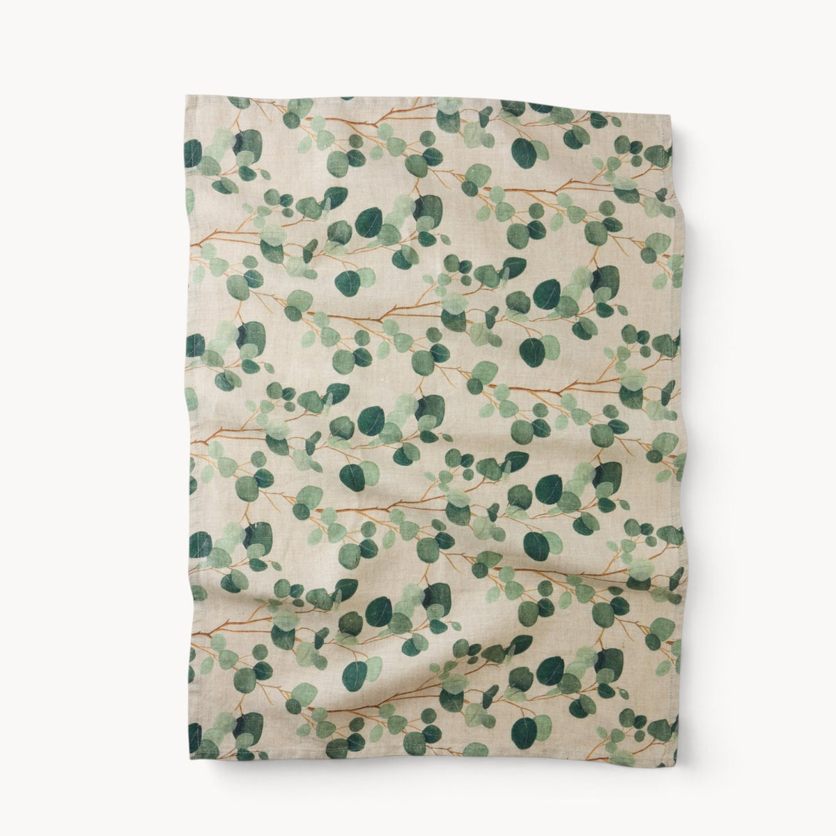 Gewürzhaus - Linen Tea Towel - Eucalyptus on Natural