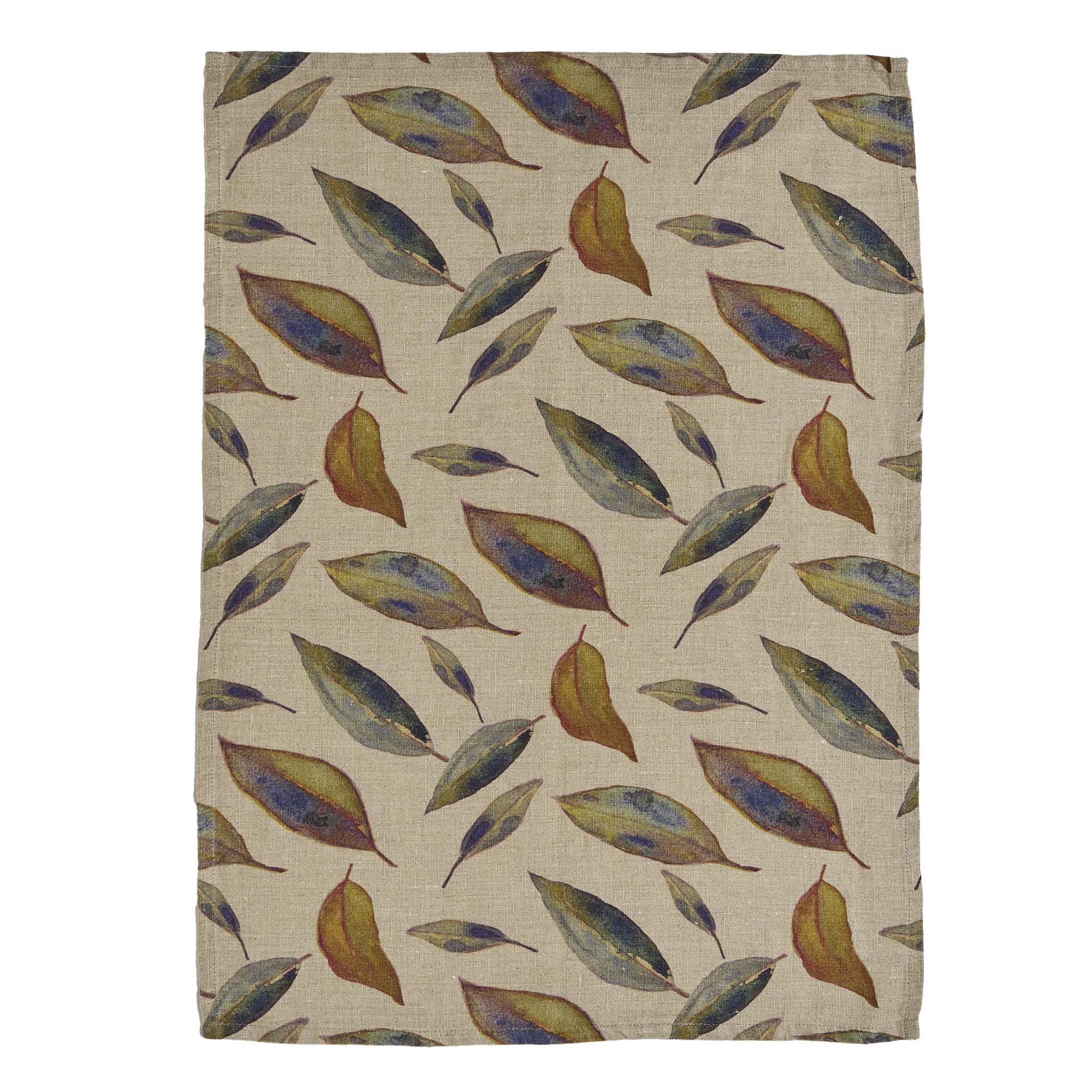 Gewürzhaus - Linen Tea Towel - Golden Fall on Natural