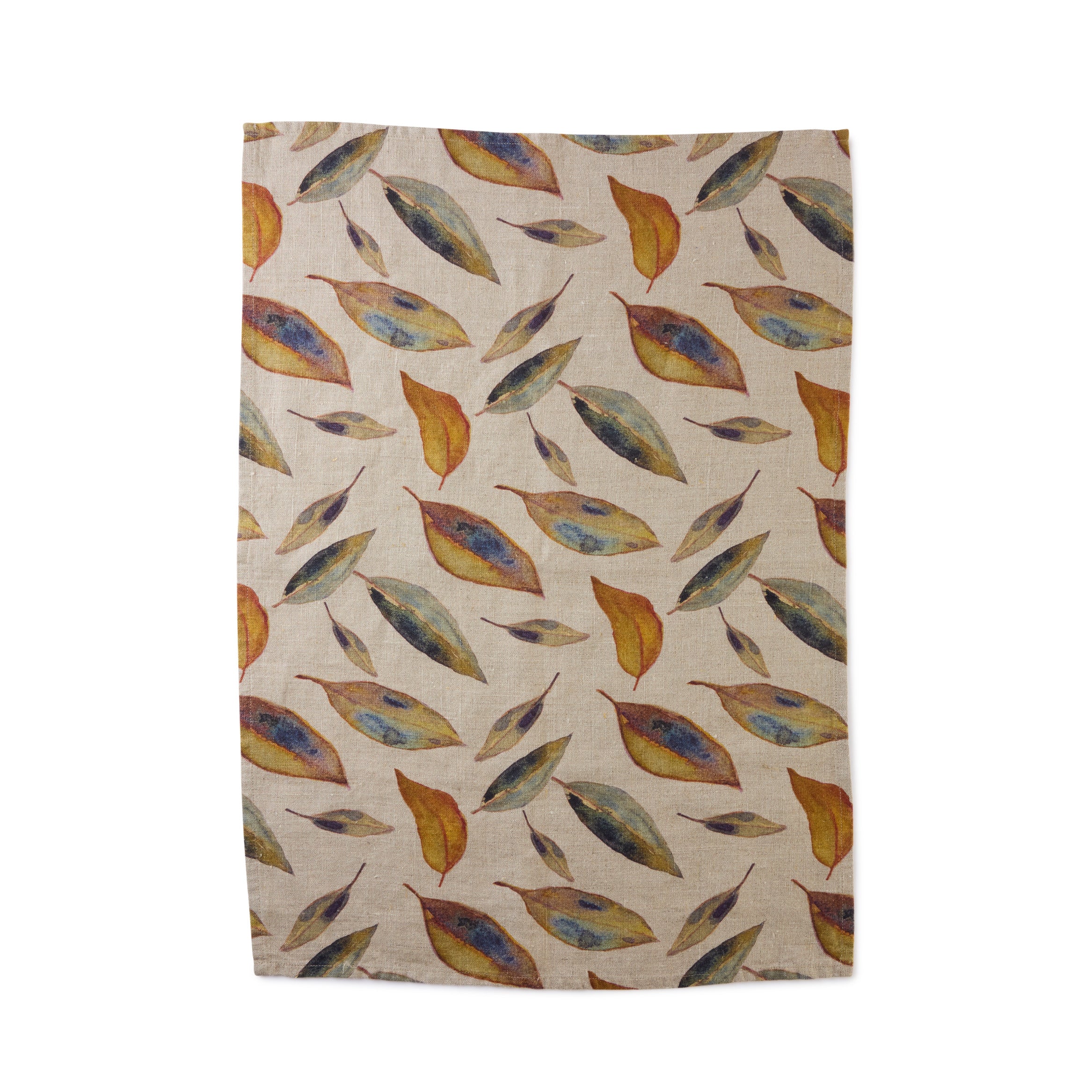 Gewürzhaus - Linen Tea Towel - Golden Fall on Natural